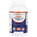 Vitamatic, Tongkat Ali Complex, High Potency, 180 Vegetable Capsules