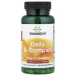 Swanson Vitamins, Daily B-Complex, 100 Veggie Capsules
