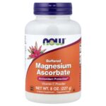 NOW Foods, Buffered Magnesium Ascorbate, Vitamin C Powder, 8 oz (227 g)