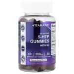 Vitamatic, 5-HTP Gummies with B6, Natural Berry, 60 Gummies