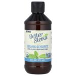NOW Foods, Better Stevia®,  Zero-Calorie Liquid Sweetener, Organic Glycerite, 8 fl oz (237 ml)
