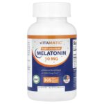 Vitamatic, Melatonin, Natural Berry, 10 mg, 365 Fast Dissolve Tablets