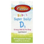 Carlson, Baby's Super Daily® D3, 0.086 fl oz (2.54 ml)