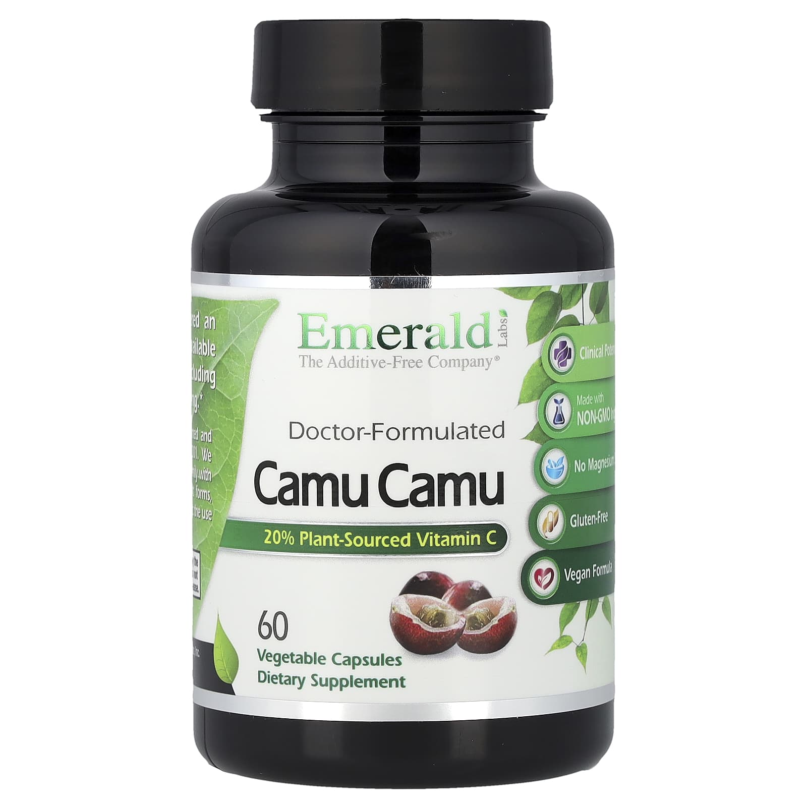fc14cbec13364568 Emerald Laboratories, Camu Camu, 60 Vegetable Capsules (500 mg per Capsule) - Image 1