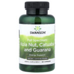 Swanson Vitamins, Full Spectrum® Kola Nut, Catuaba and Guarana, 90 Capsules