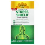 Country Life, Triple Action Stress Shield®, 60 Vegetarian Capsules