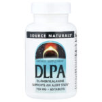 Source Naturals, DLPA, 750 mg, 60 Tablets