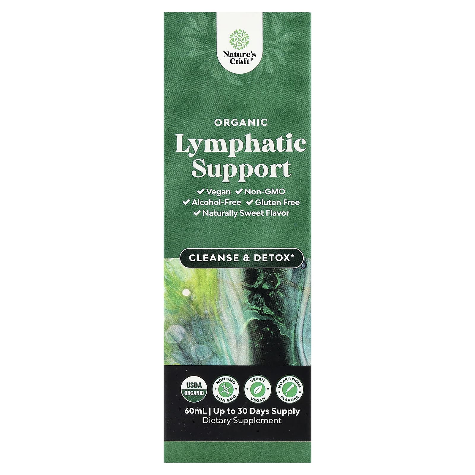 fdd8eecc2e8dce57 Nature's Craft, Organic Lymphatic Support, 60 ml - Image 1